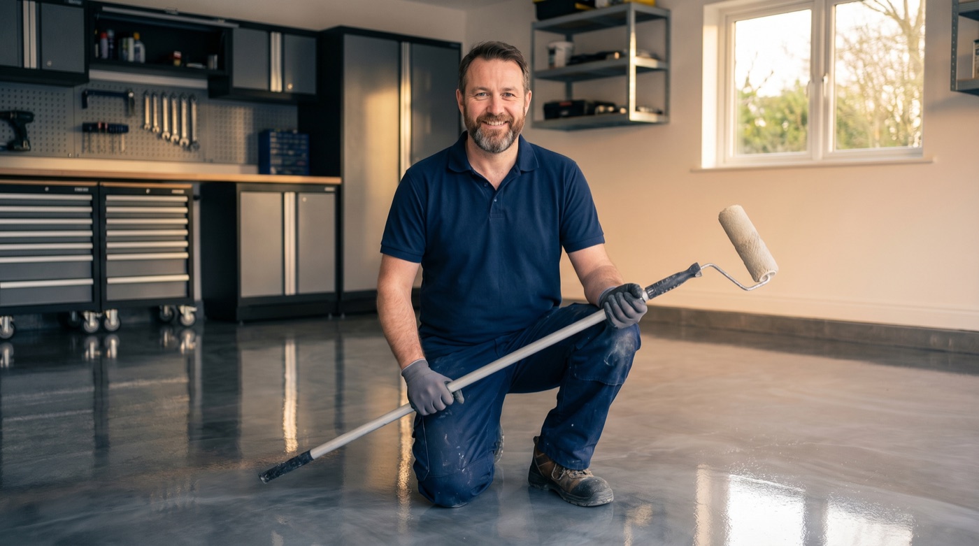 Owner of the flooring crew